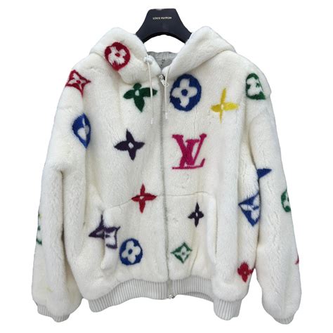 louis vuitton fuzzy jacket.